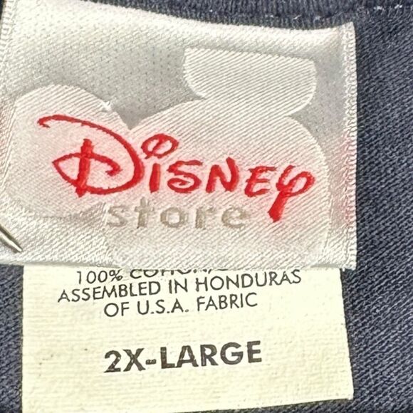 Vintage Disney Store T Shirt Mens Size 2XL All Stars Go Grumpy Blue Cotton - Picture 2 of 7